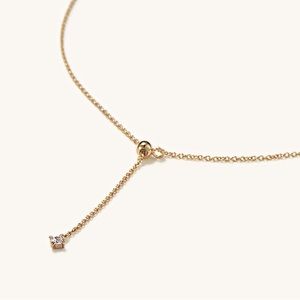 Mejuri Lariat Slide Necklace